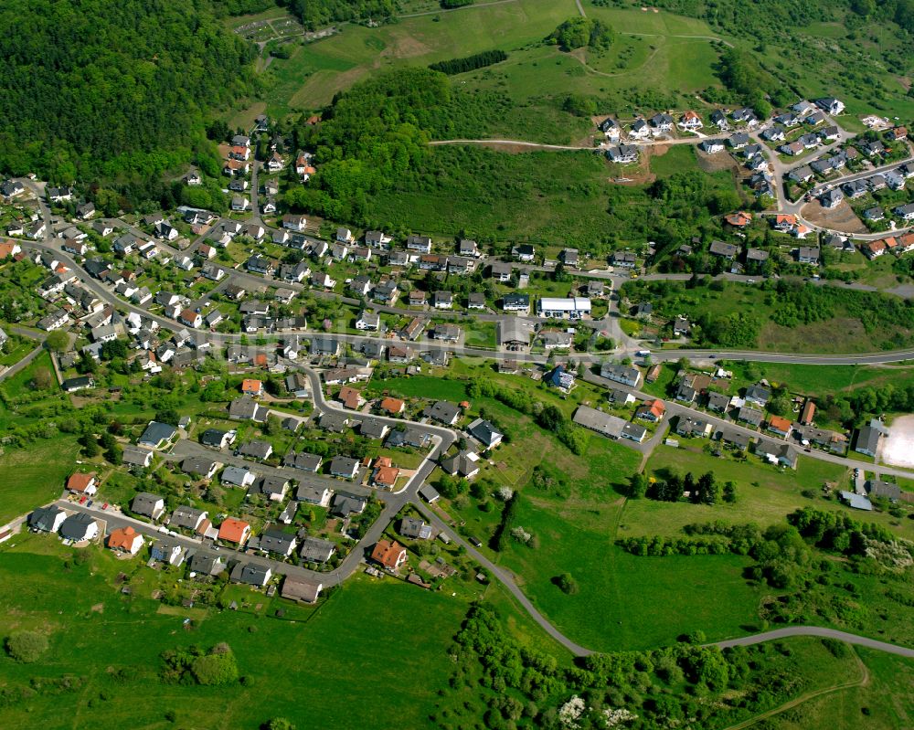 Luftbild Medenbach - Von Wald umgebene Ortsansicht in Medenbach im Bundesland Hessen, Deutschland