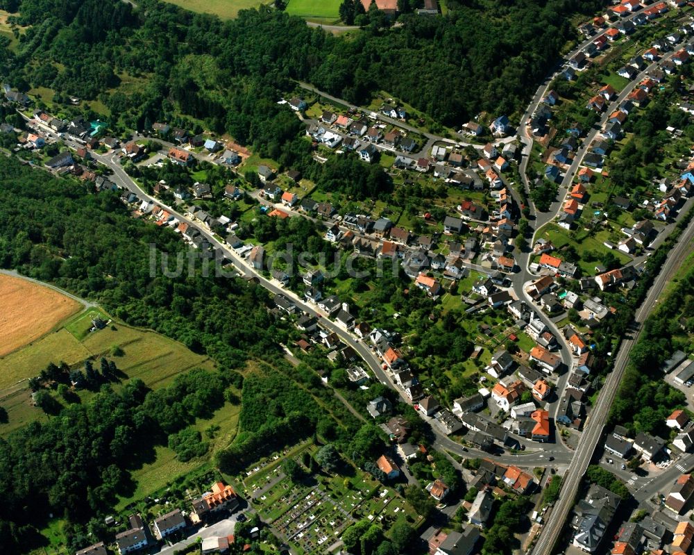 Luftbild Nahbollenbach - Von Wald umgebene Ortsansicht in Nahbollenbach im Bundesland Rheinland-Pfalz, Deutschland