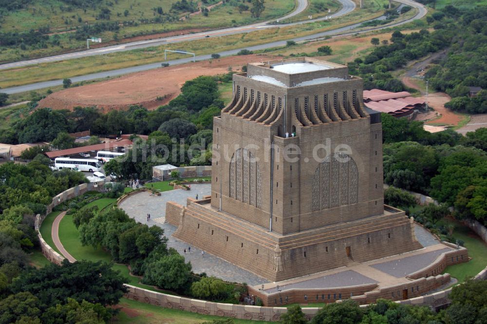 Luftaufnahme Pretoria - Vortrekkerdenkmal / Vortrekker monument in Pretoria Südafrika / South Africa