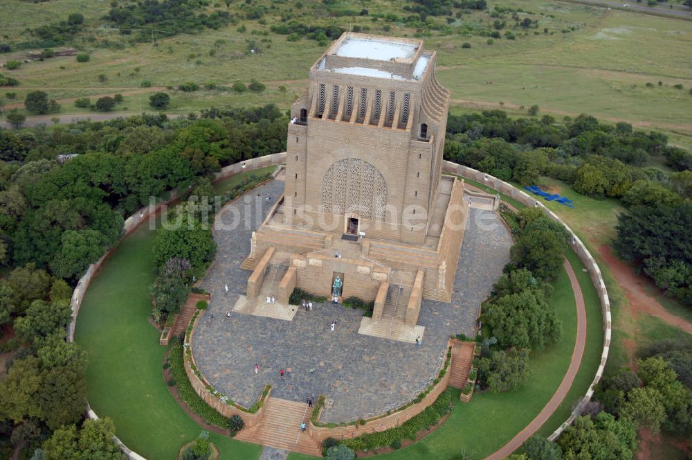 Pretoria aus der Vogelperspektive: Vortrekkerdenkmal / Vortrekker monument in Pretoria Südafrika / South Africa