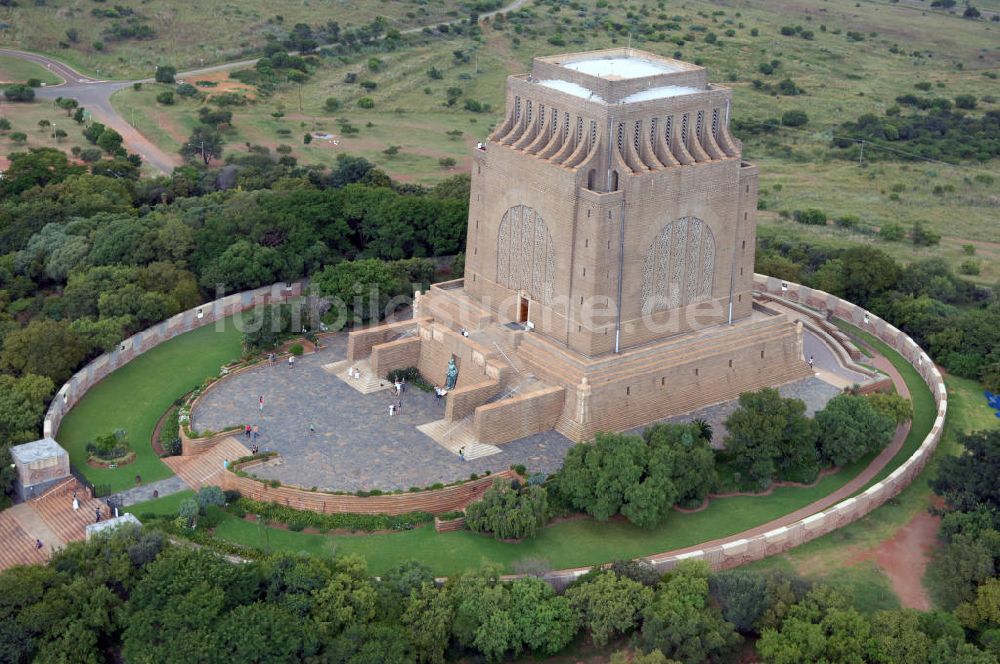 Luftaufnahme Pretoria - Vortrekkerdenkmal / Vortrekker monument in Pretoria Südafrika / South Africa