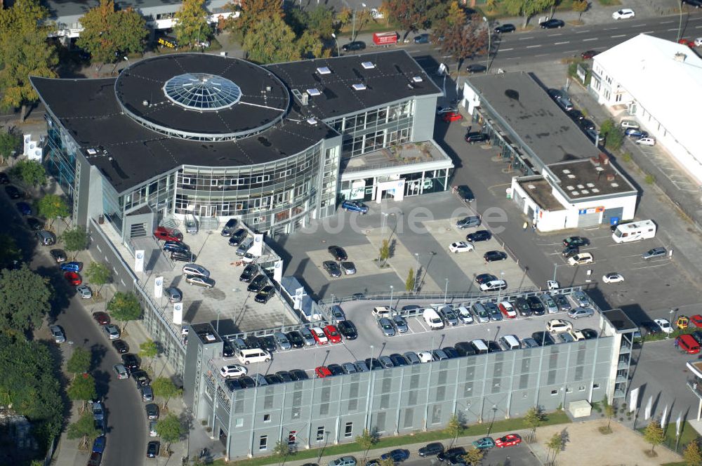 Luftaufnahme Berlin - VW Autohaus in Berlin-Charlottenburg