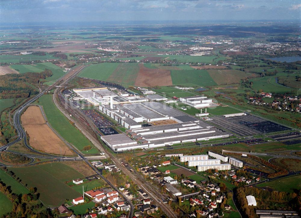 Luftbild Zwickau - VW-Werk in Zwickau (Mosel)