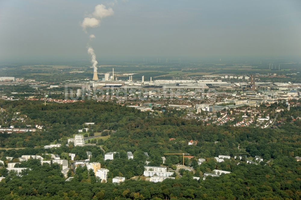 Luftbild Wolfsburg - VW - Werksgelände der Volkswagen AG in Wolfsburg im Bundesland Niedersachsen