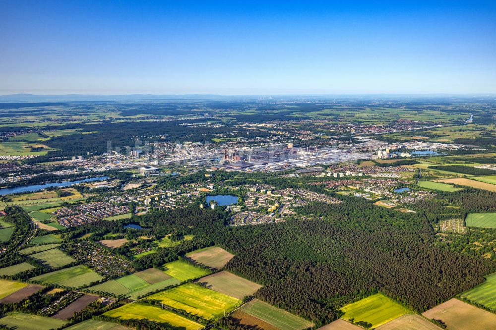 Luftbild Wolfsburg - VW - Werksgelände der Volkswagen AG in Wolfsburg im Bundesland Niedersachsen