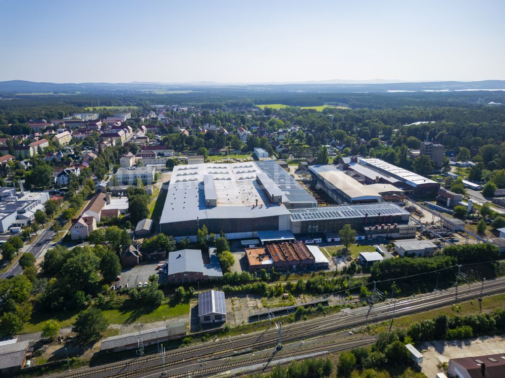 Luftbild Niesky - Waggonbau Niesky in Niesky im Bundesland Sachsen, Deutschland