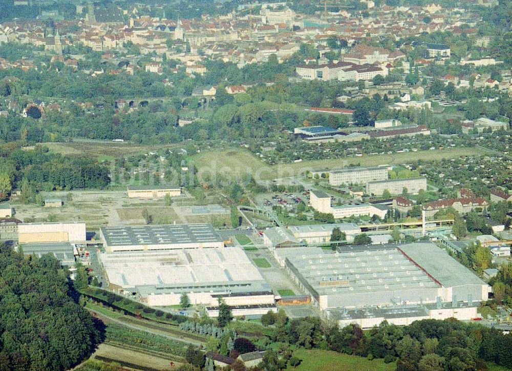 Luftbild Bautzen/ Sachsen - Waggonbauwerk der BOMBARDIER TRANSPORTATION BERLIN in Bautzen / Sachsen.