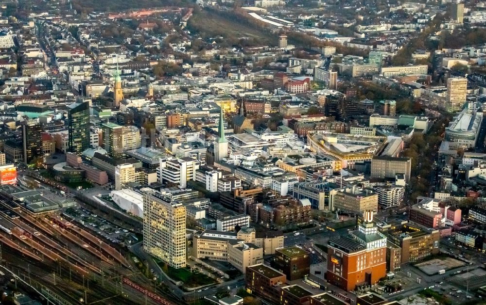 Luftaufnahme Dortmund - Wahrzeichen Dortmunder U nahe der ...