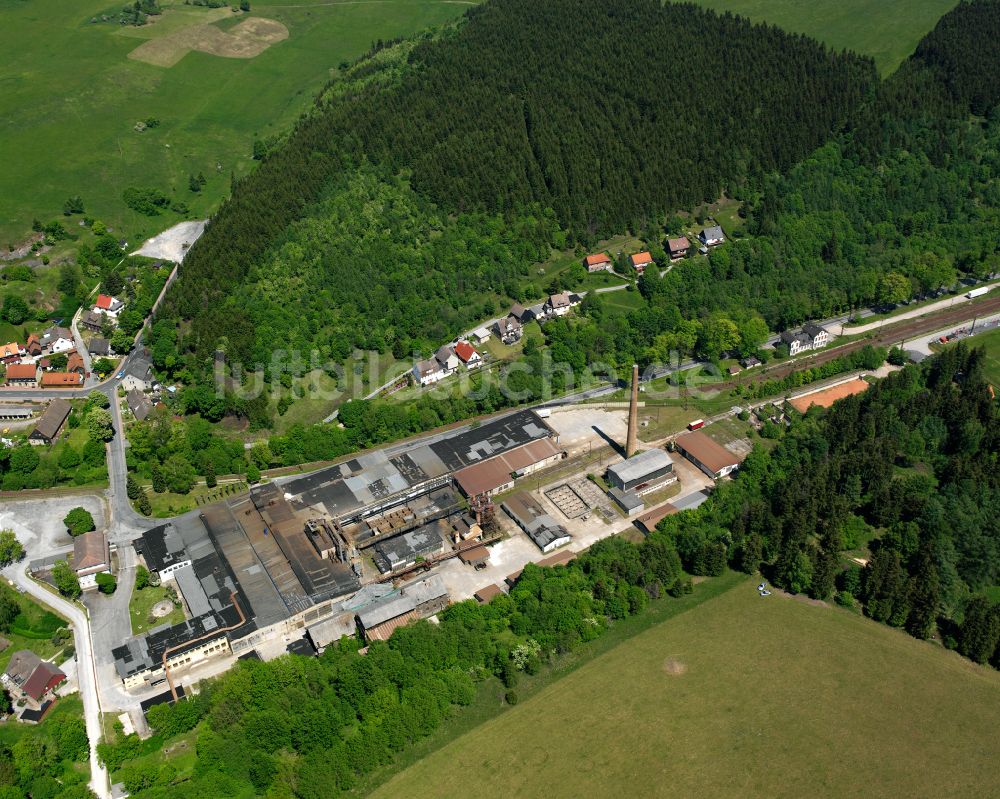 Luftbild Königshütte (Harz) - Wald- Industrie- und Gewerbegebiet in Königshütte (Harz) im Bundesland Sachsen-Anhalt, Deutschland