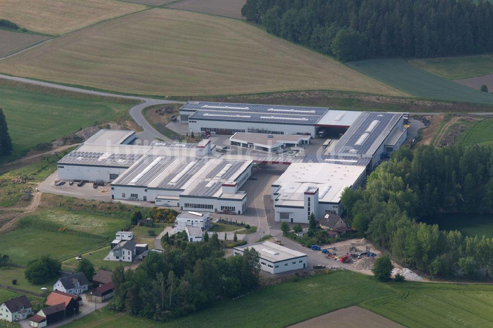 Luftaufnahme Waidhaus - Wald- Industrie- und Gewerbegebiet Waidhaus in Waidhaus im Bundesland Bayern, Deutschland