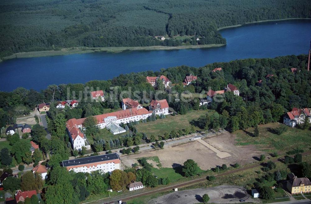 Lychen aus der Vogelperspektive: Waldhotel Sängerslust bei Lychen