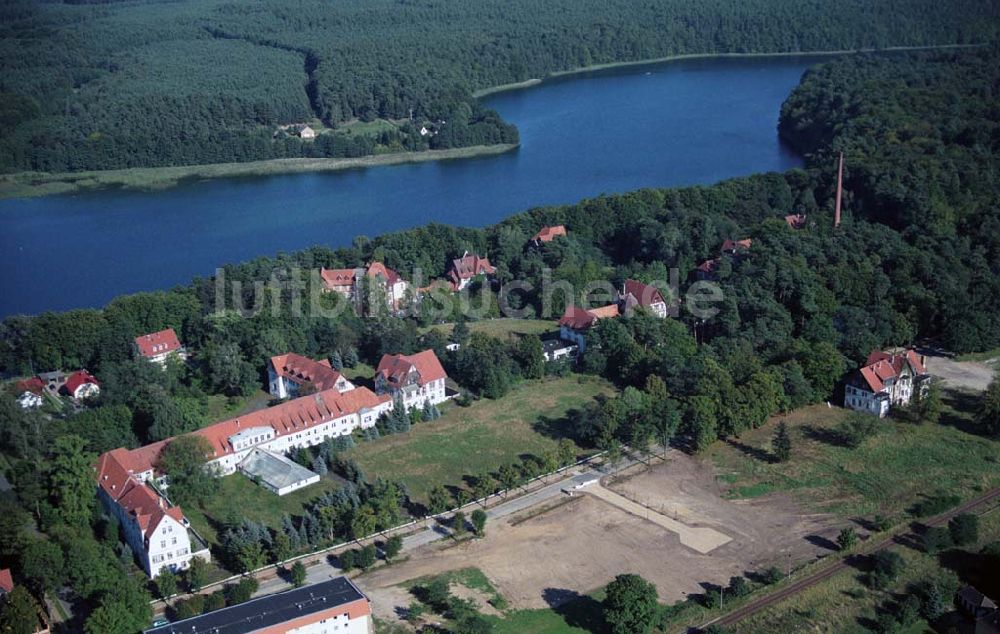 Luftbild Lychen - Waldhotel Sängerslust bei Lychen