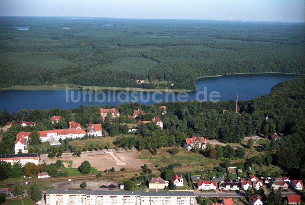 Luftbild Lychen - Waldhotel Sängerslust bei Lychen