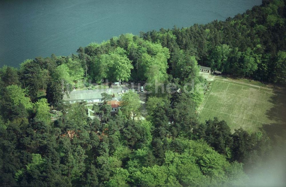 Luftbild Lychen / BRA - Waldhotel Sängerslust bei Lychen / Brandenburg.