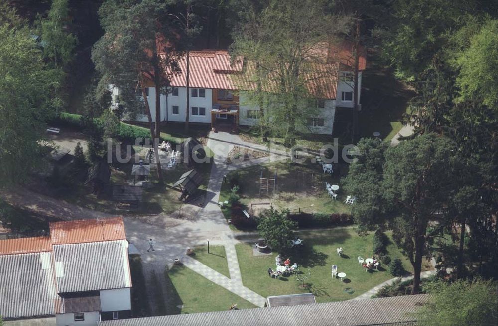 Lychen / BRA aus der Vogelperspektive: Waldhotel Sängerslust bei Lychen / Brandenburg.