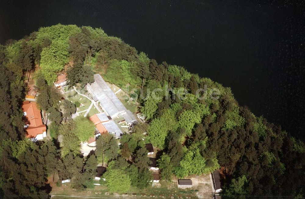 Lychen / BRA aus der Vogelperspektive: Waldhotel Sängerslust bei Lychen / Brandenburg.