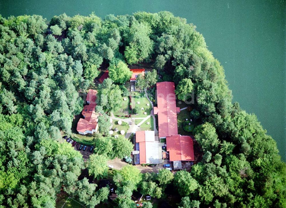 Luftbild Lychen - Waldhotel Sängerslust bei Lychen / Brandenburg.