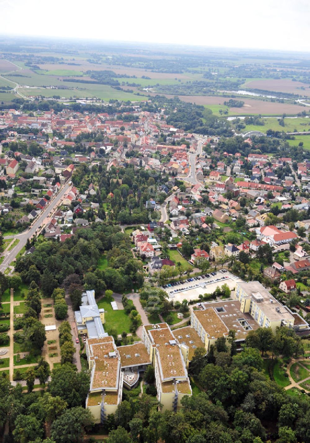 Bad Düben von oben - Waldkrankenhaus Bad Düben