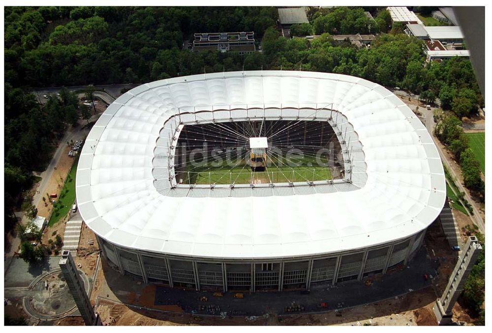 Frankfurt aus der Vogelperspektive: Waldstadions Frankfurt