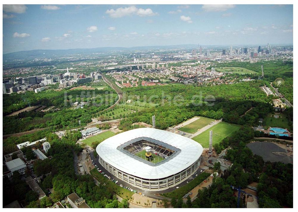 Luftaufnahme Frankfurt - Waldstadions Frankfurt