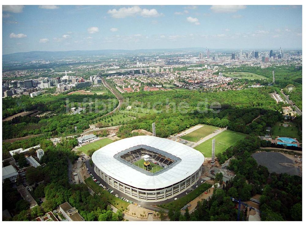 Frankfurt von oben - Waldstadions Frankfurt