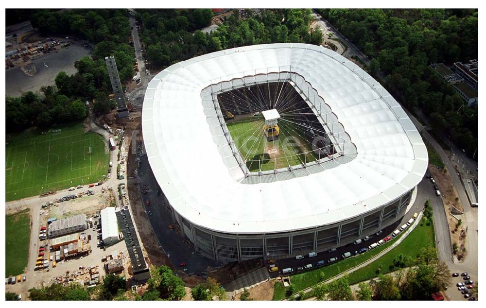 Frankfurt aus der Vogelperspektive: Waldstadions Frankfurt