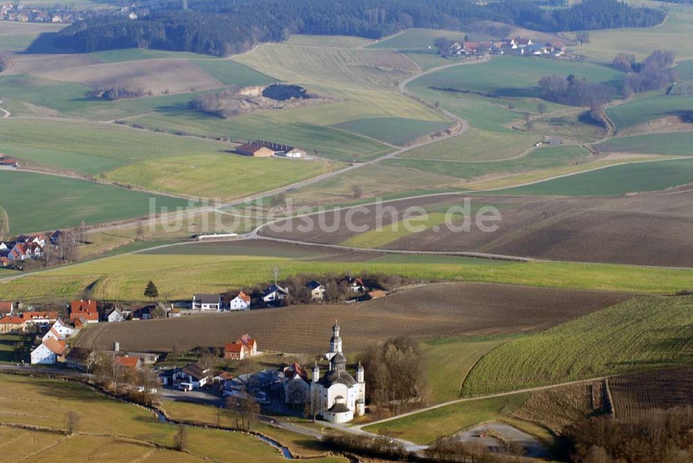 Luftaufnahme Sielenbach - Wallfahrtskirche Maria Birnbaum