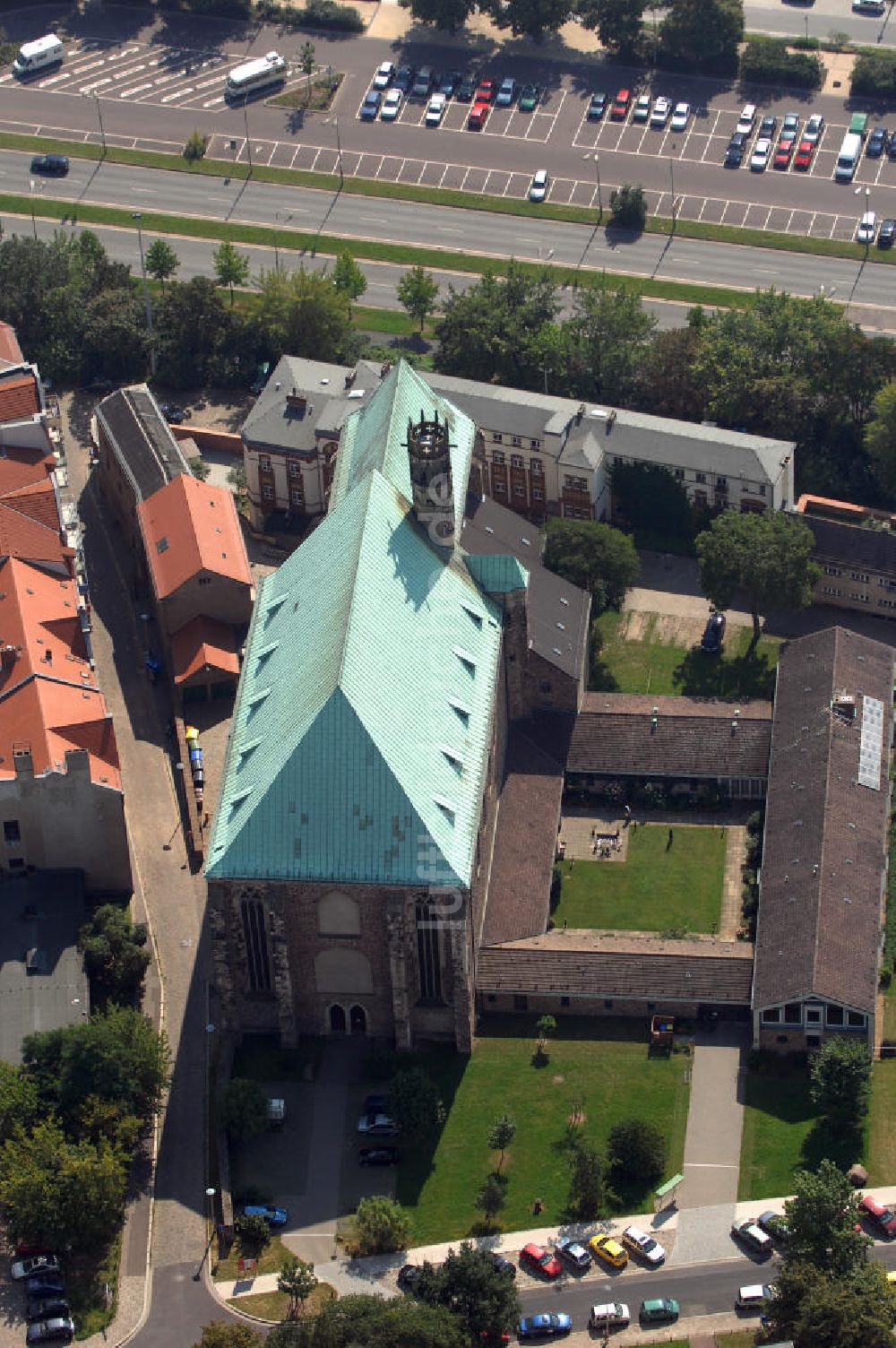 Luftbild Magdeburg - Wallonerkirche (Magdeburg)