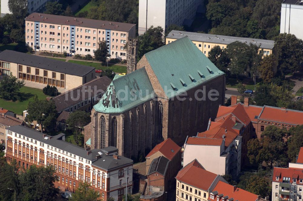 Luftaufnahme Magdeburg - Wallonerkirche (Magdeburg)