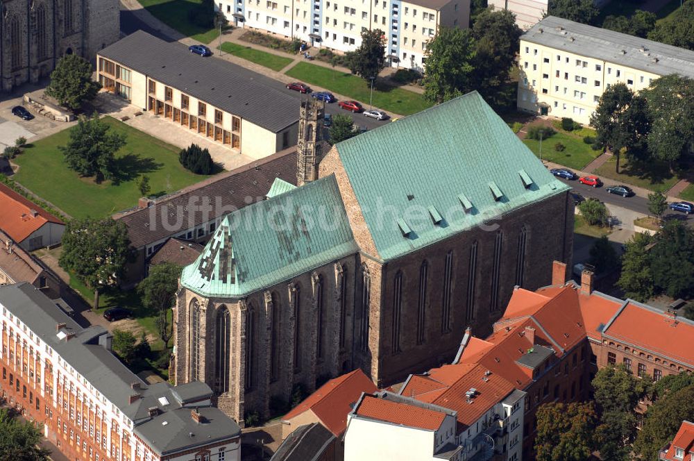 Magdeburg aus der Vogelperspektive: Wallonerkirche (Magdeburg)