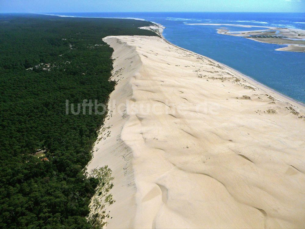 08.07.2008 von oben - Wanderdüne Dune du Pyla