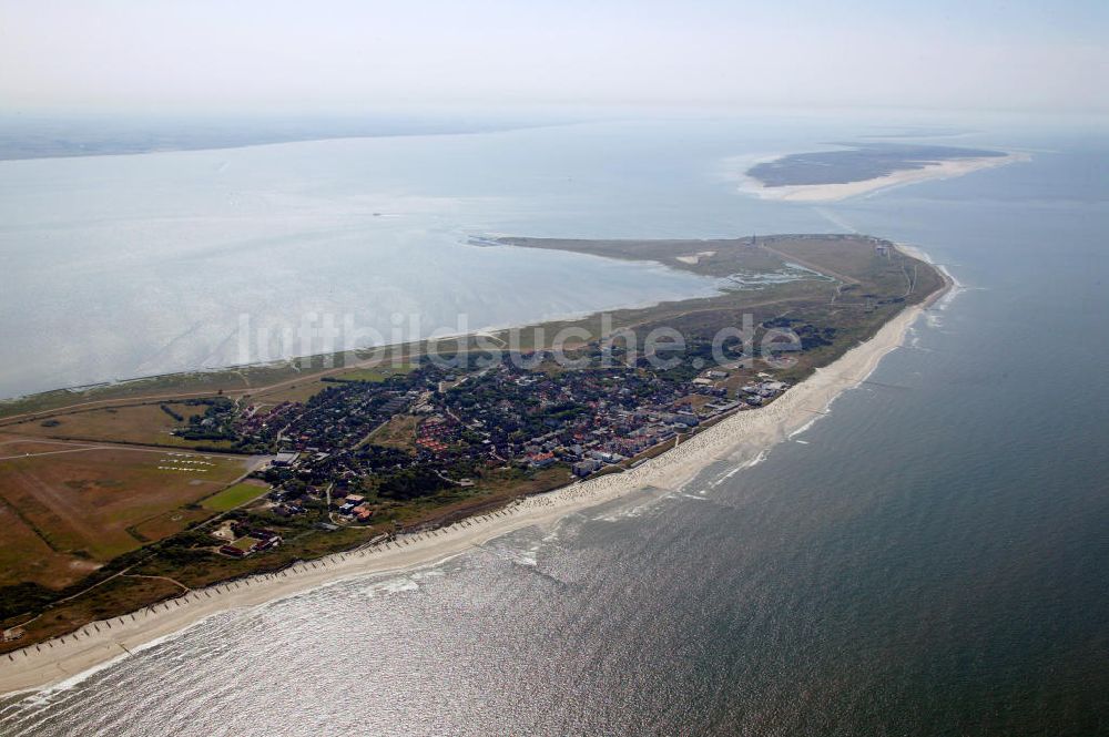 Wangerooge von oben - Wangerooge Niedersachsen