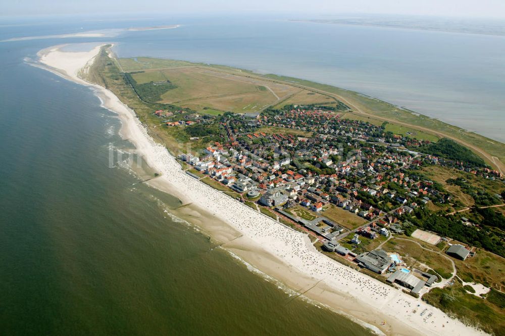 Luftbild Wangerooge - Wangerooge Niedersachsen