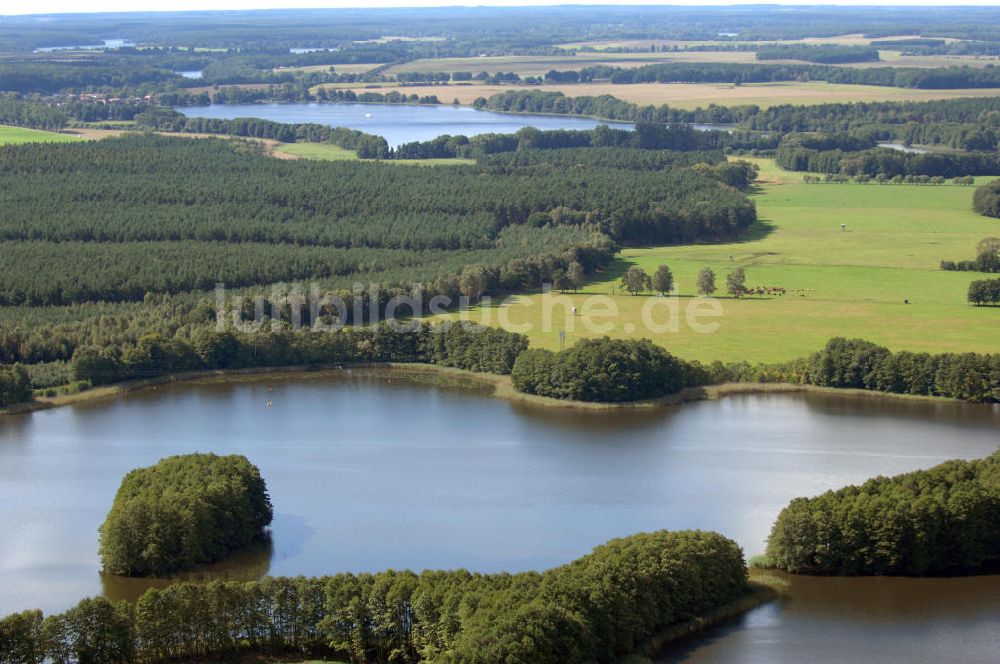 Priepert von oben - Wangnitzsee