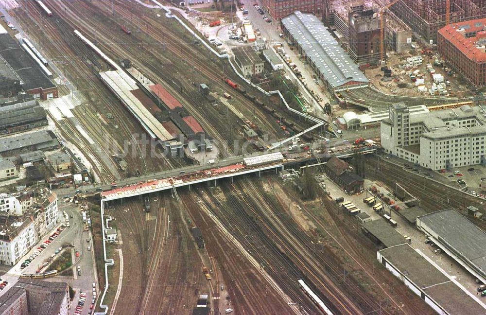 Luftaufnahme Berlin - Warschauer Brücke