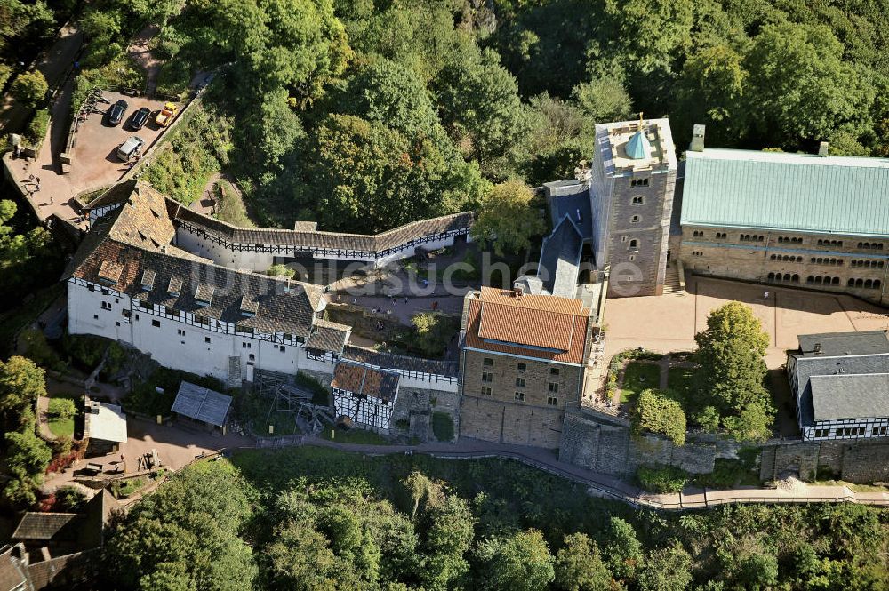 Luftbild Eisenach - Wartburg bei Eisenach