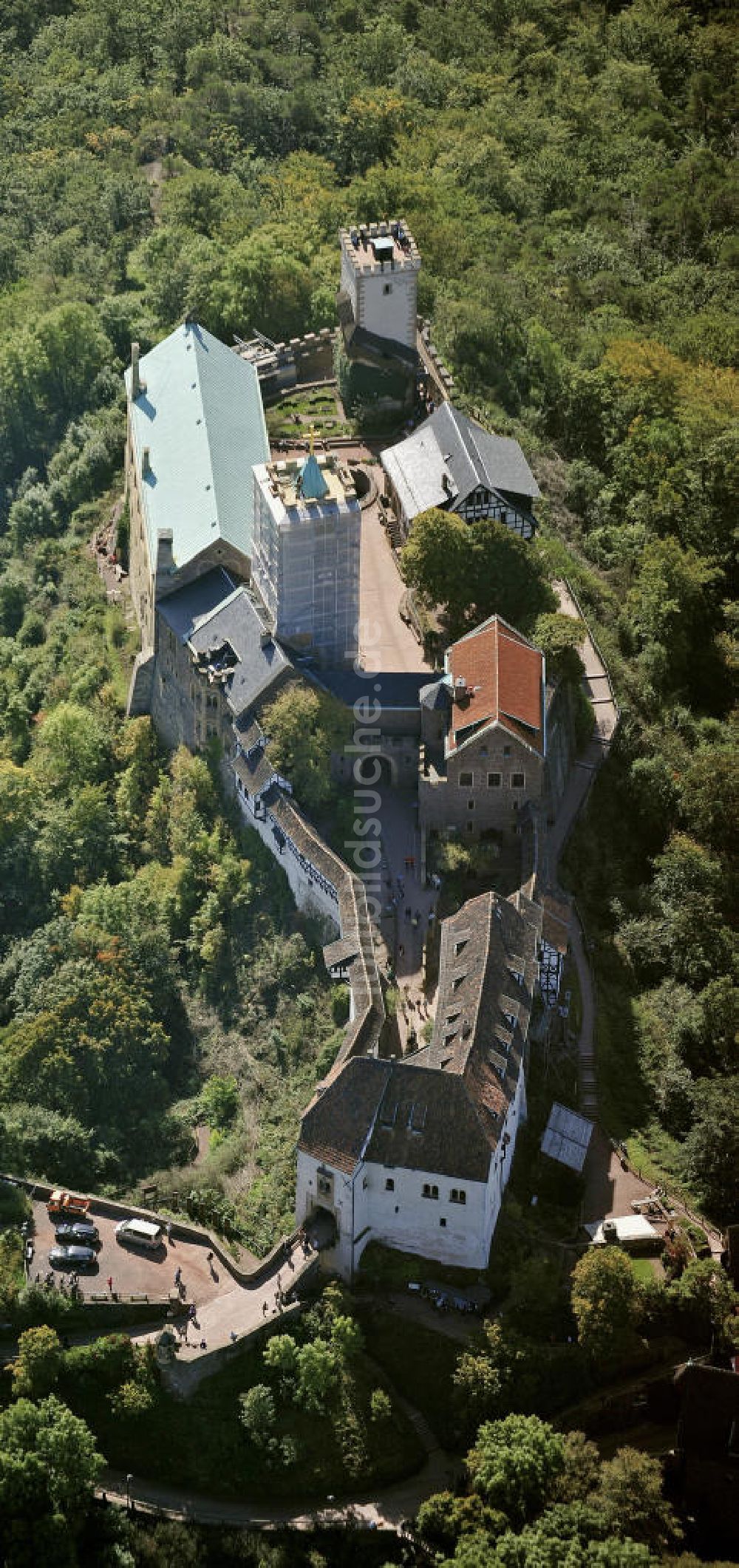 Luftbild Eisenach - Wartburg bei Eisenach