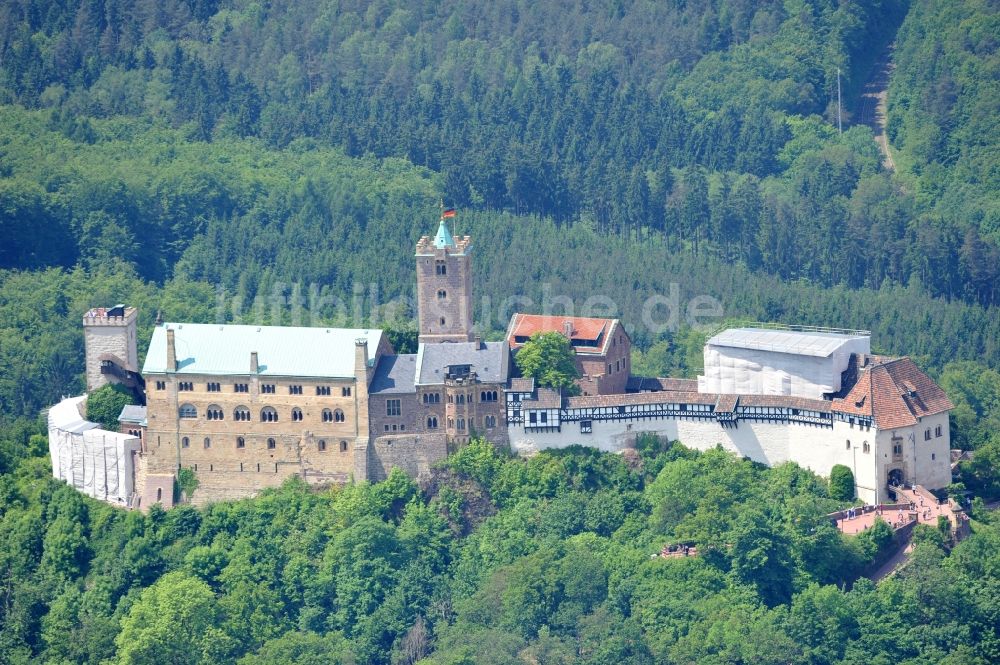 Luftbild Eisenach - Wartburg bei Eisenach