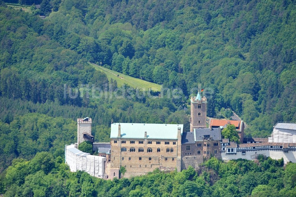 Luftbild Eisenach - Wartburg bei Eisenach