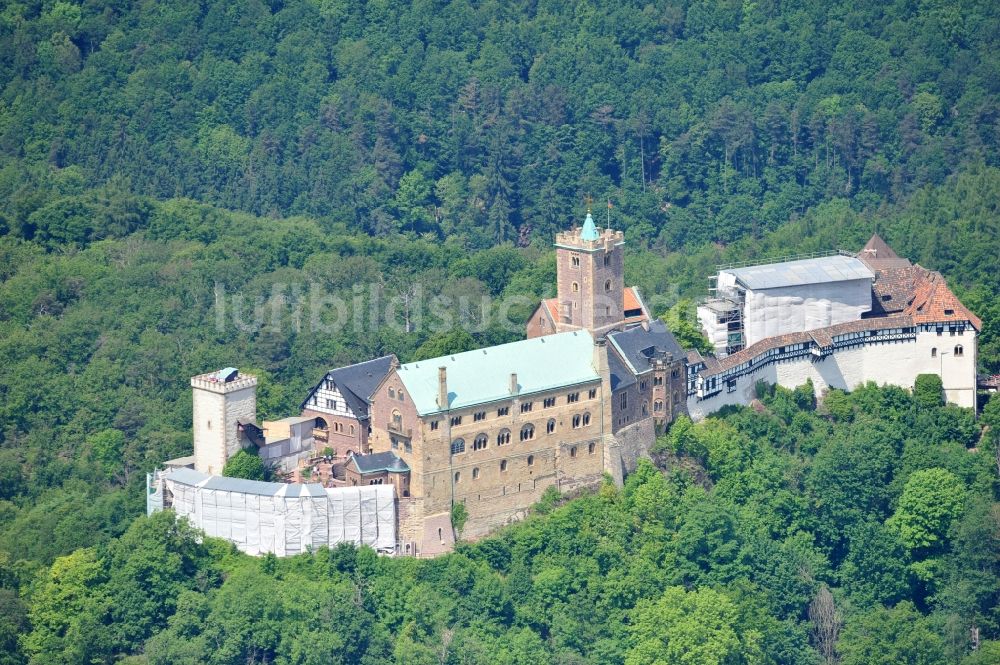 Luftbild Eisenach - Wartburg bei Eisenach