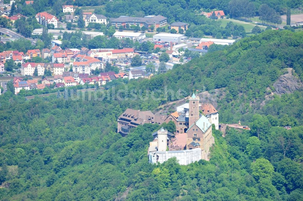 Luftbild Eisenach - Wartburg bei Eisenach