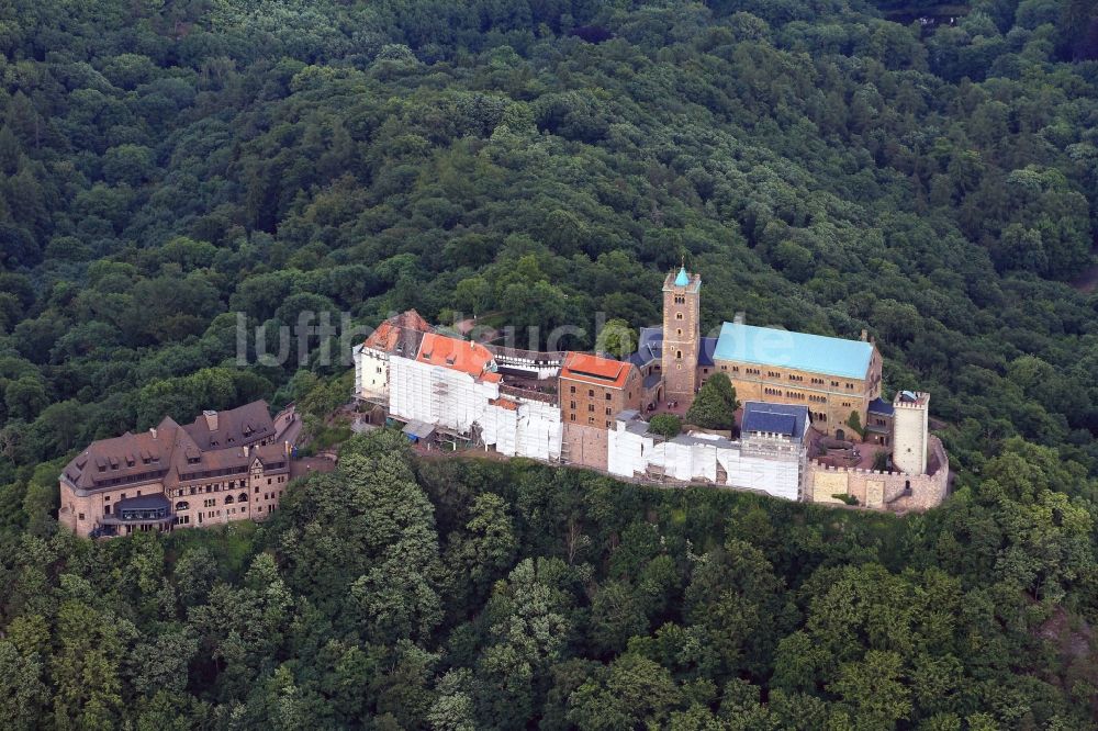 Luftbild Eisenach - Wartburg bei Eisenach in Thüringen