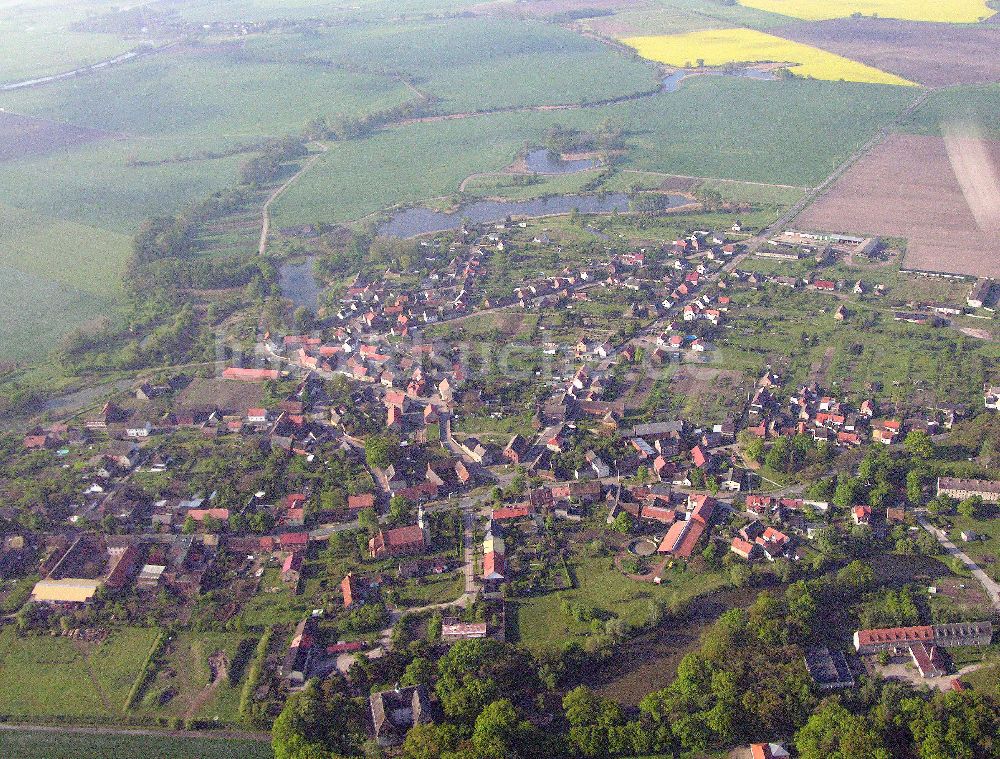 Luftaufnahme Wartenberg - Wartenberg in Sachsen-Anhalt