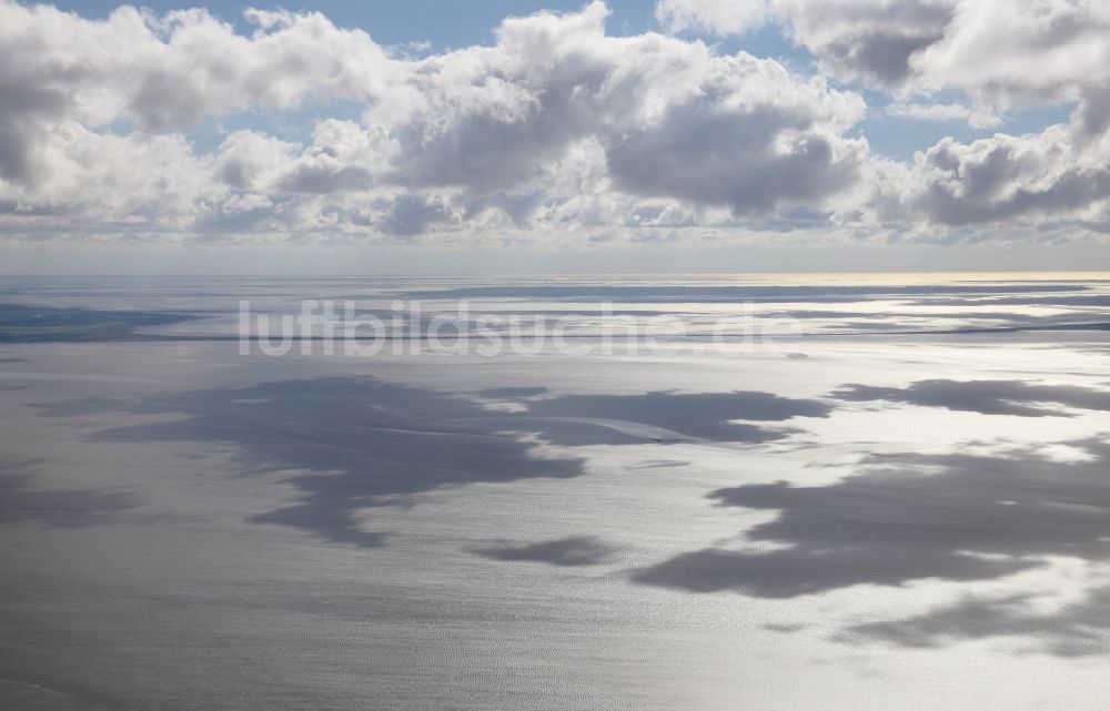 Luftbild Hoejer Sogn - Wasserlandschaft östlich der Insel Sylt und westlich von Hoejer in Dänemark