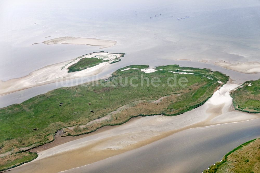 Peenemünde aus der Vogelperspektive: Wasseroberfläche an der Meeres- Küste Peenemünder Haken in Peenemünde im Bundesland Mecklenburg-Vorpommern, Deutschland