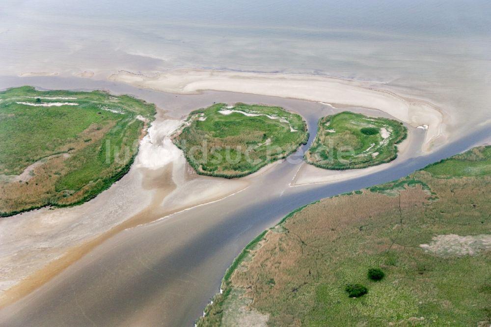 Luftbild Peenemünde - Wasseroberfläche an der Meeres- Küste Peenemünder Haken in Peenemünde im Bundesland Mecklenburg-Vorpommern, Deutschland