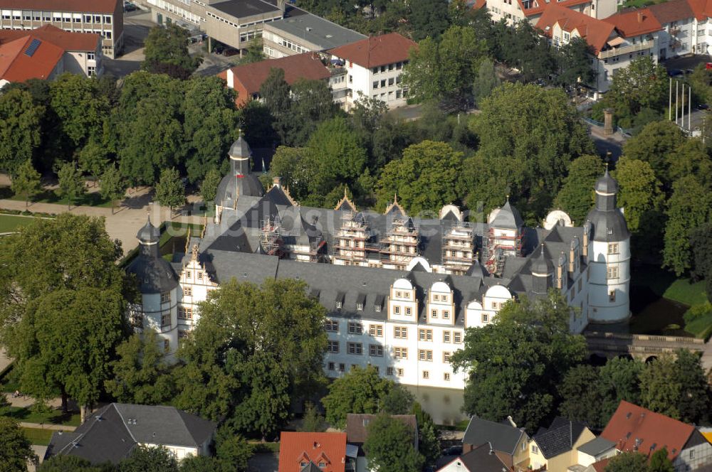 Luftbild Paderborn - Wasserschloss / Schloß Neuhaus in Paderborn