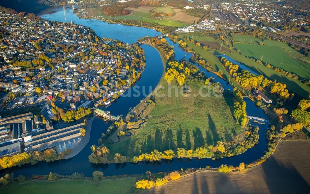 Luftbild Wetter (Ruhr) - Wasserschutzgebiet Volmarstein in Wetter (Ruhr) im Bundesland Nordrhein-Westfalen