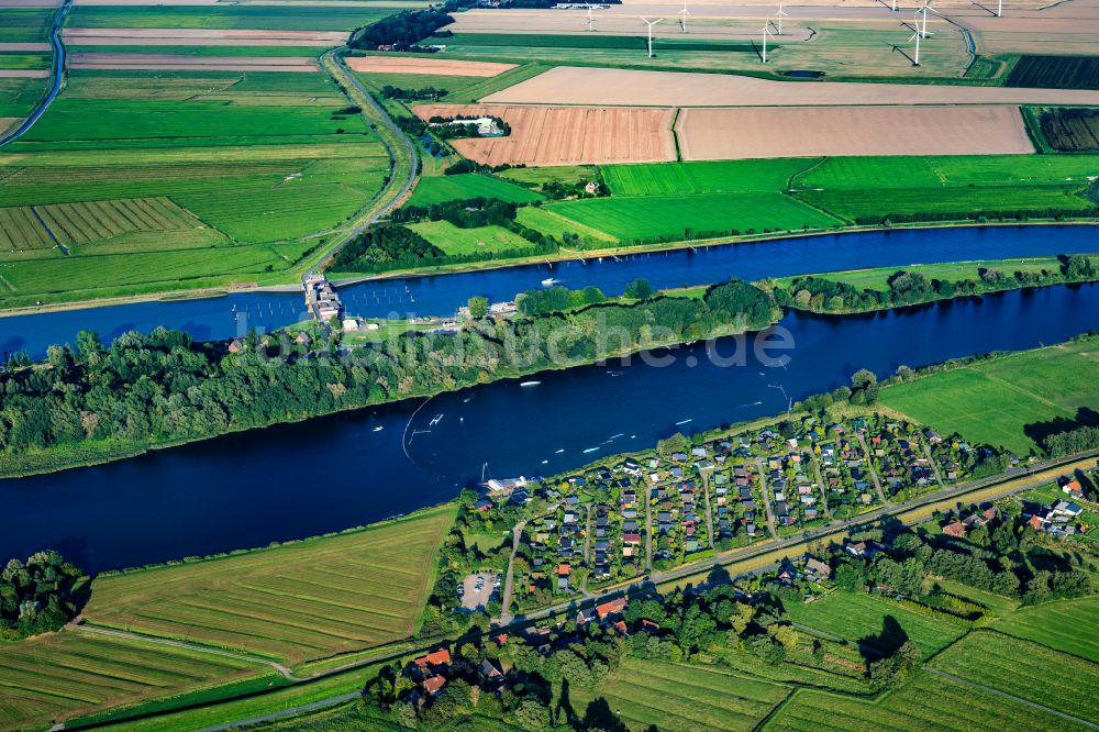 Luftbild Neuhaus (Oste) - Wasserski - Anlage in Neuhaus (Oste) im Bundesland Niedersachsen, Deutschland