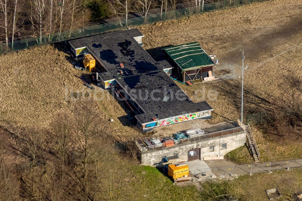 Witten aus der Vogelperspektive: Wasserspeicher Anlage in Witten im Bundesland Nordrhein-Westfalen